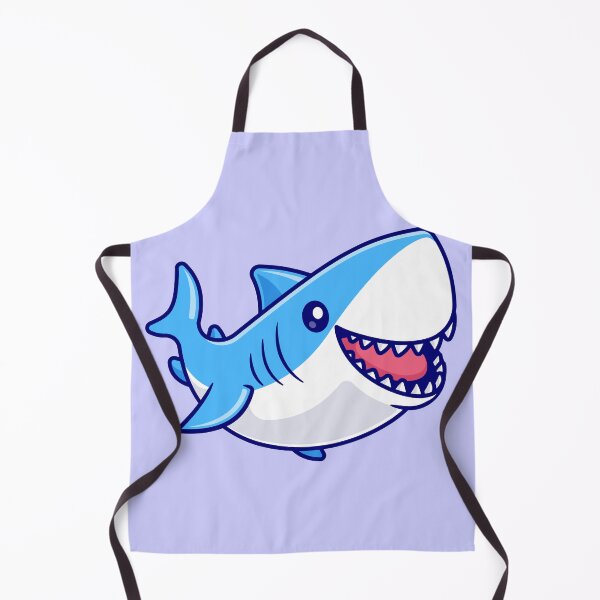 Item preview, Adorable Aquatic Adventure: Cute Shark Swimming designed and sold by hjian8219.