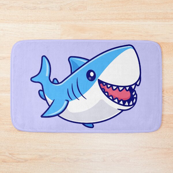 Item preview, Adorable Aquatic Adventure: Cute Shark Swimming designed and sold by hjian8219.
