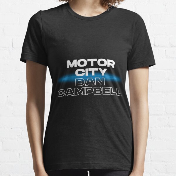 : MCDC, Motor City Dan Campbell funny Football Sports BLUE T-Shirt  : Clothing, Shoes & Jewelry