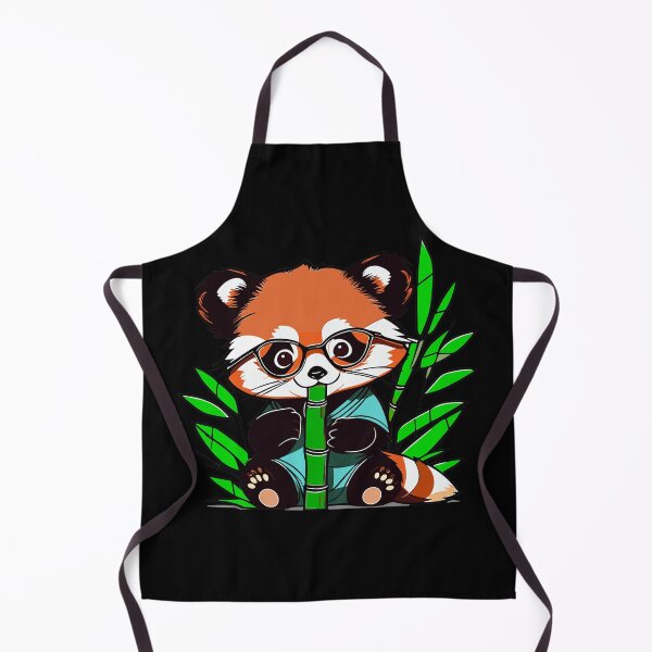 Item preview, Red Panda Cub Eating Bamboo designed and sold by HoruXtore.