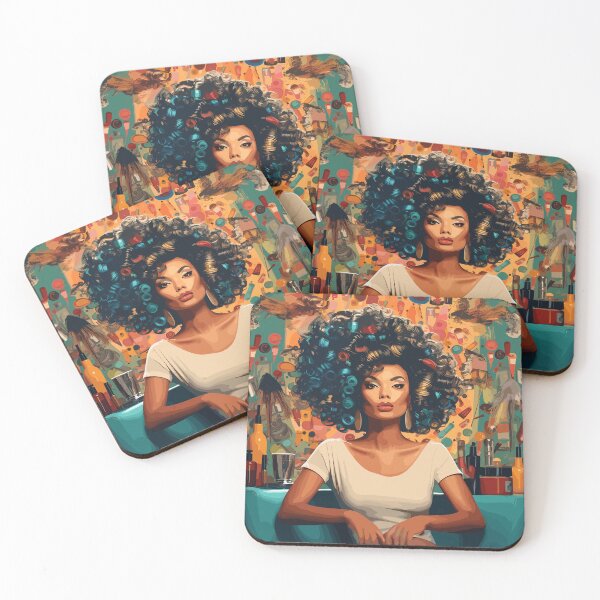 Item preview, Black Hair Care Pop Art designed and sold by ElevateAura.