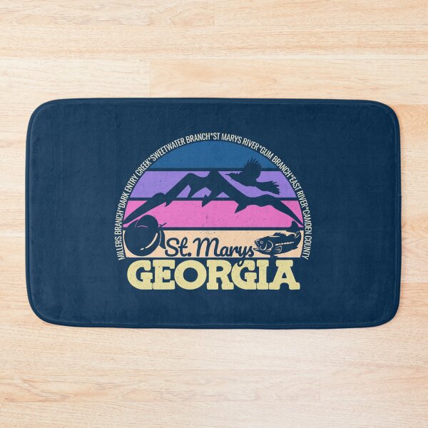 Item preview, St. Mary's Georgia Sunset Retro Vintage Local Pride Logo designed and sold by CRHPOD20.