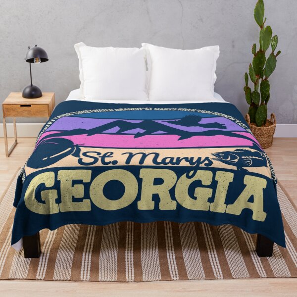 Item preview, St. Mary's Georgia Sunset Retro Vintage Local Pride Logo designed and sold by CRHPOD20.