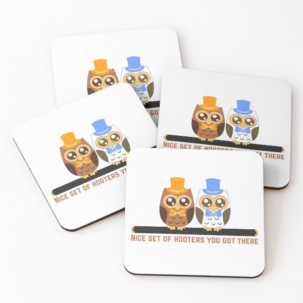 Item preview, Dumb and Dumber Hooters Quote, Owls in Tuxedos designed and sold by GamesByPaige.