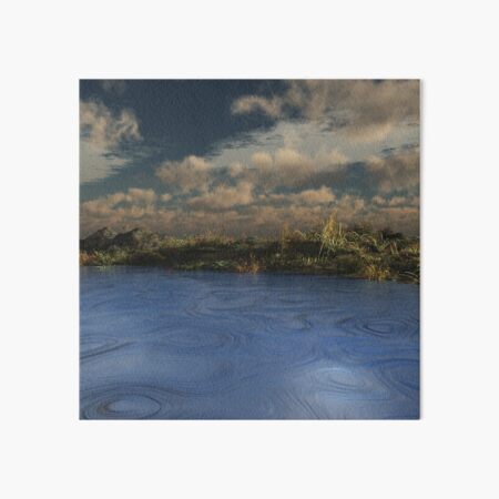Blue Water Art Board Print