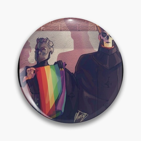 Item preview, Gay Pride Papa Emeritus III & Ghoul designed and sold by stayathomegamer.
