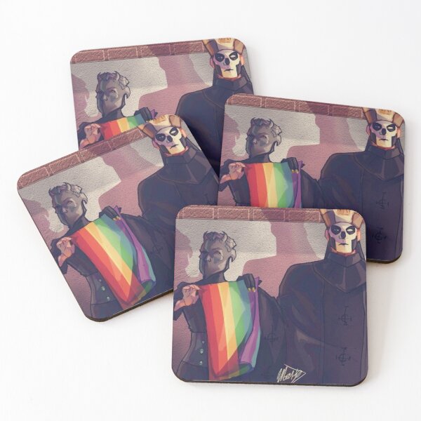 Item preview, Gay Pride Papa Emeritus III & Ghoul designed and sold by stayathomegamer.