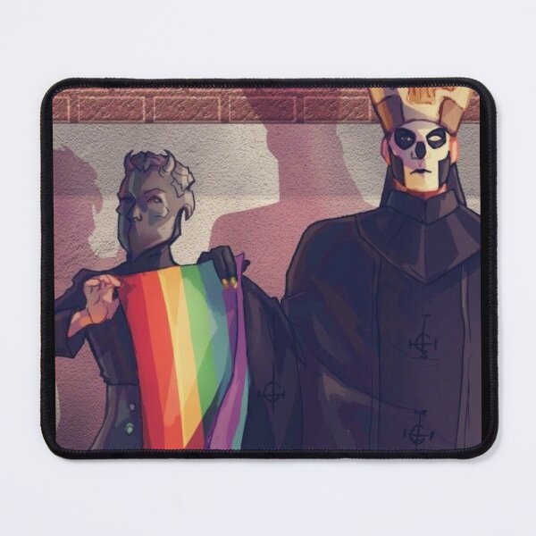 Item preview, Gay Pride Papa Emeritus III & Ghoul designed and sold by stayathomegamer.