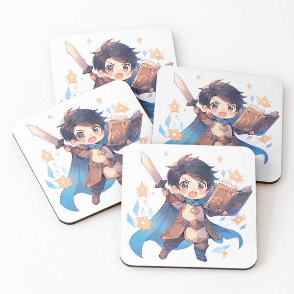 Item preview, Battle Mage Chibi with Sword and Book designed and sold by RaineDDesigns.