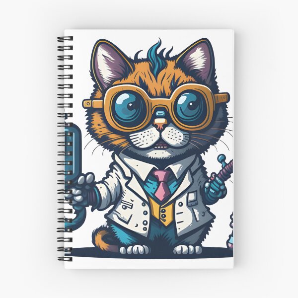 Item preview, Crazy scientist cat. designed and sold by ratchawoot.