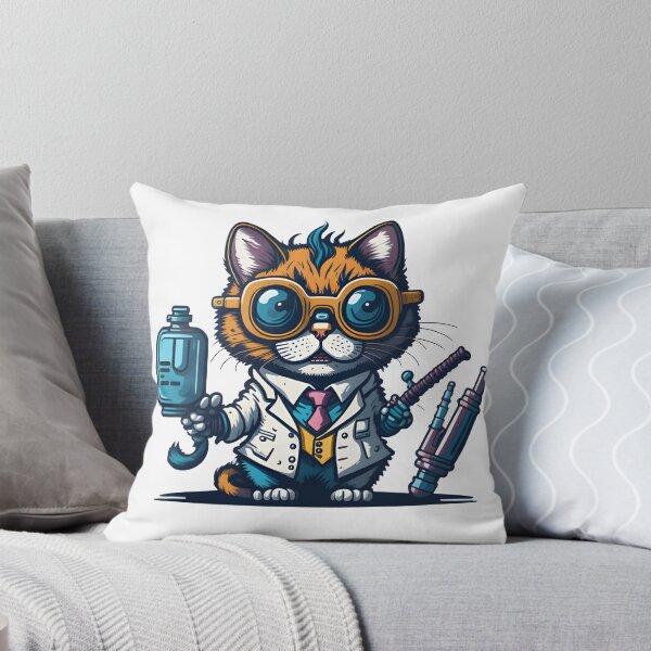 Item preview, Crazy scientist cat. designed and sold by ratchawoot.
