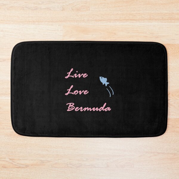 Item preview, Live Love Bermuda Script Jumping Fish Dark Color designed and sold by TinyStarAmerica.