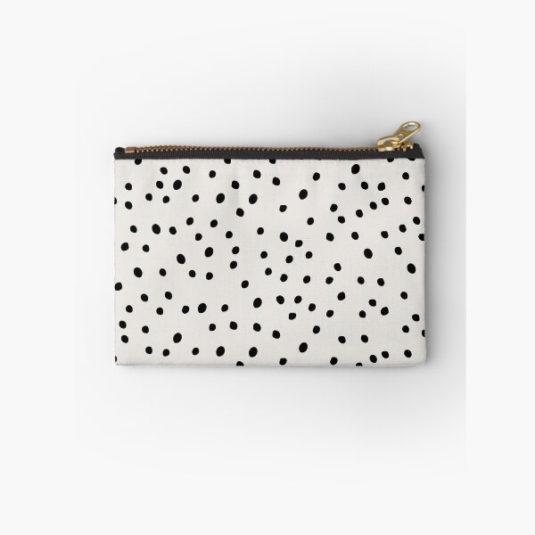 Item preview, Preppy Spots, Black and White, Minimal, Polka Dot Print designed and sold by KookiePixel.