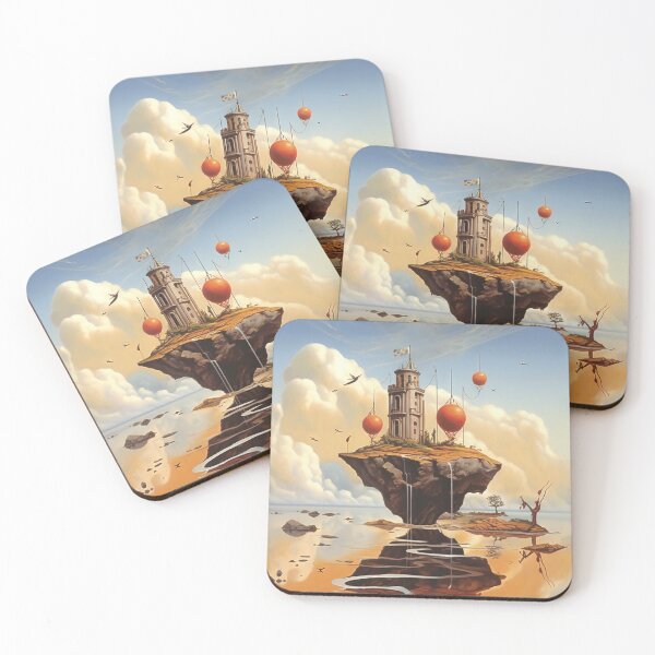 Item preview, Ethereal Oasis: Surreal Land Island designed and sold by Mullet Monkey.
