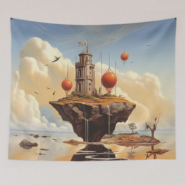 Item preview, Ethereal Oasis: Surreal Land Island designed and sold by Mullet Monkey.