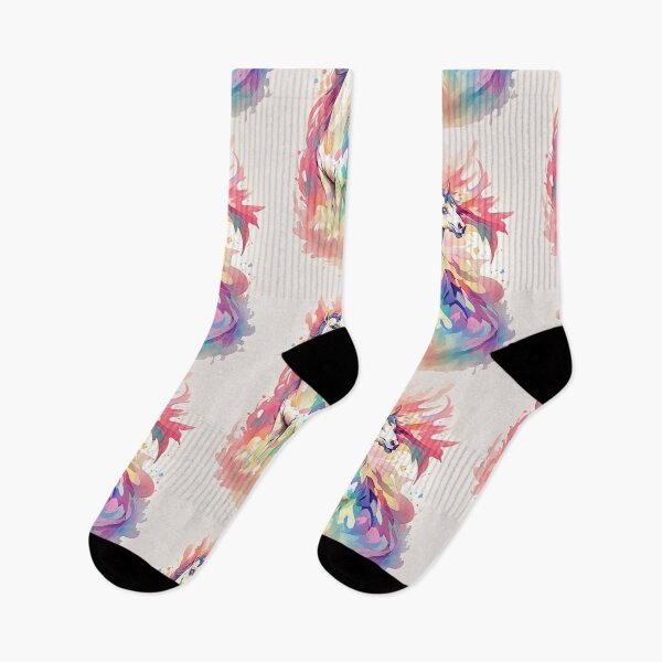 Item preview, Vibrant Watercolor Pony designed and sold by Geddit Designs.