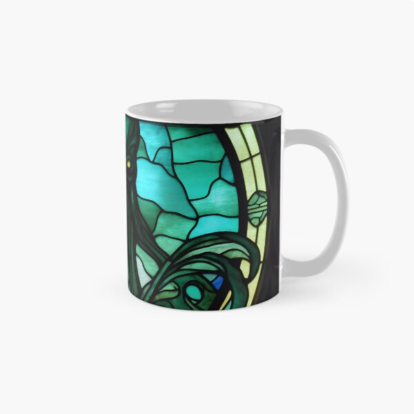 Item preview, HALLOWEEN  Cthulhu in Stained Glass designed and sold by RedHandedOD.