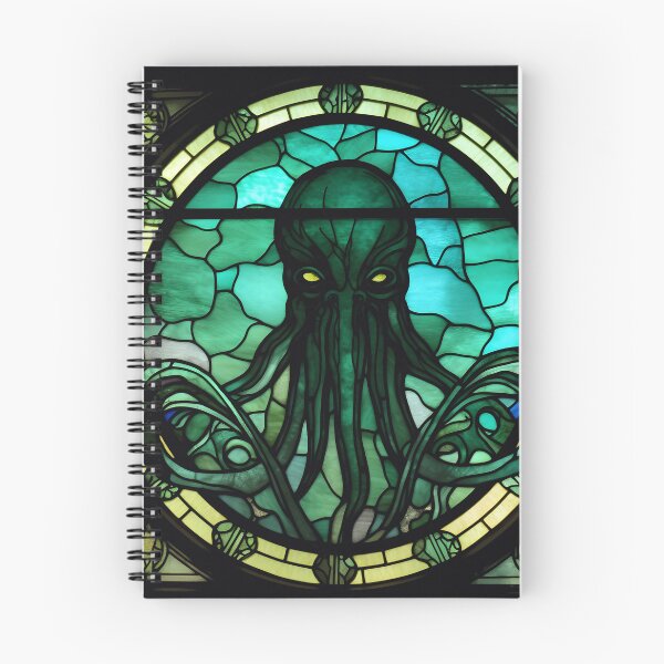 Item preview, HALLOWEEN Cthulhu en vidrieras designed and sold by RedHandedOD.