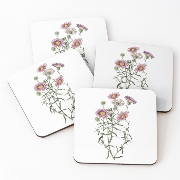 Item preview, Boho Wildflowers, Vintage Tansyaster Floral designed and sold by ArtCornerStudio.