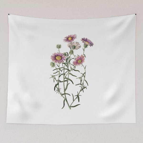 Item preview, Boho Wildflowers, Vintage Tansyaster Floral designed and sold by ArtCornerStudio.