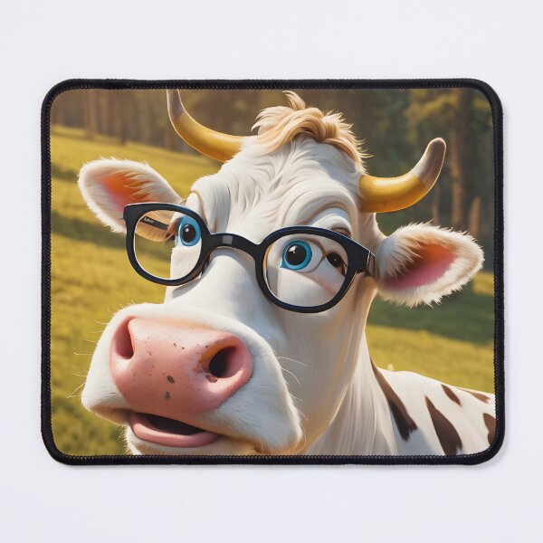 Item preview, Cow with Glasses designed and sold by DwldDesigns.