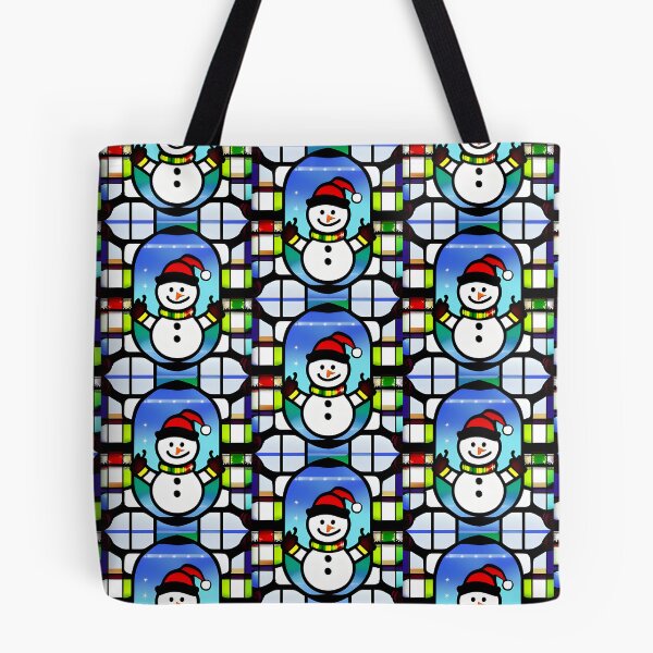 Item preview, Stain Glass Snowman Design designed and sold by Tinytrends.