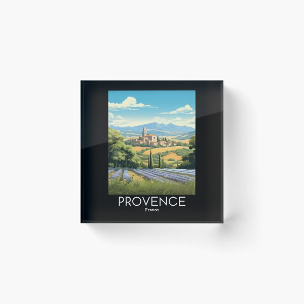 Item preview, A Vintage Travel Illustration of Provence - France designed and sold by GoodOldVintage.