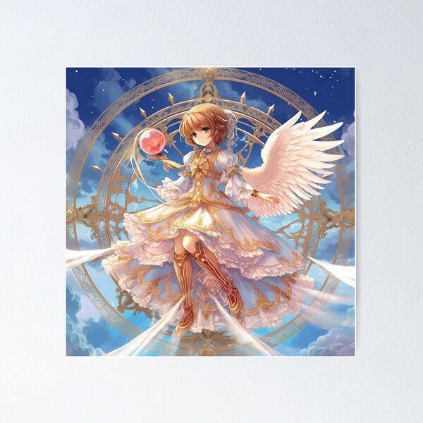 Magical Angel Girl Poster