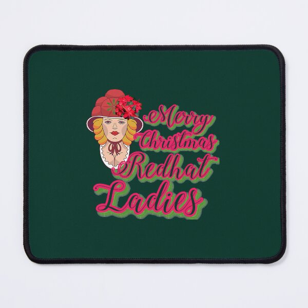 Item preview, Merry Christmas Redhat Ladies Fashion Design designed and sold by TempusVT.