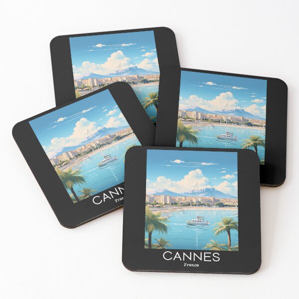 Item preview, A Vintage Travel Illustration of Cannes - France designed and sold by GoodOldVintage.
