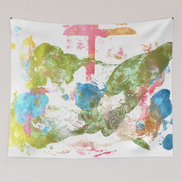 Item preview, Abstract gouache painting - Atom - the primary unit forming us designed and sold by tshuki.