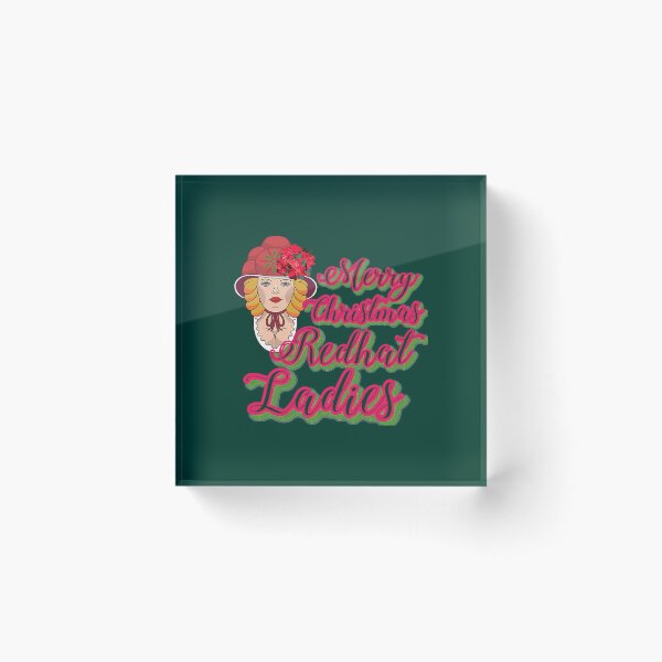 Item preview, Merry Christmas Redhat Ladies Fashion Design  designed and sold by TempusVT.