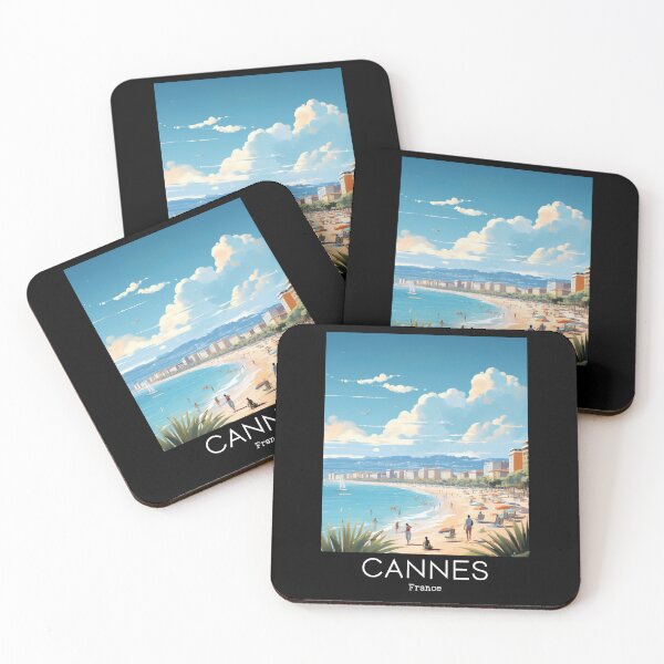 Item preview, A Vintage Travel Illustration of Cannes - France designed and sold by GoodOldVintage.