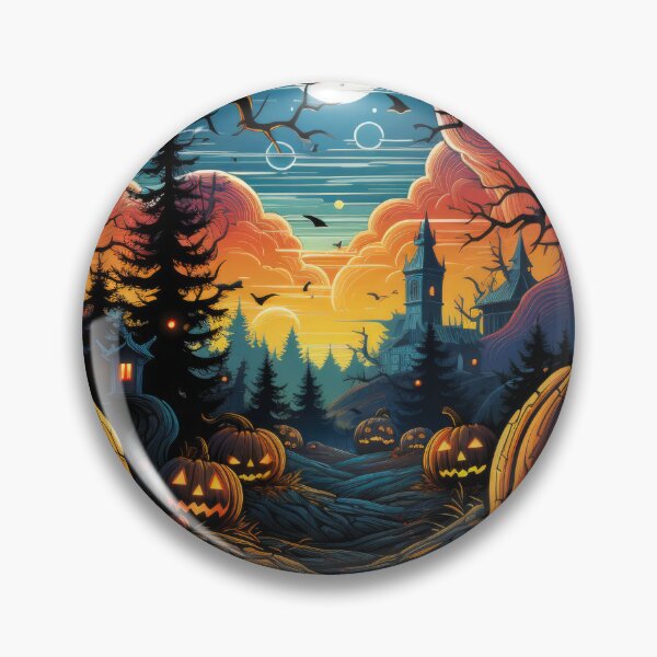 Item preview, Halloween Pumpkin Patch -  Happy Pumpkin Patch designed and sold by DigitlEmporium.