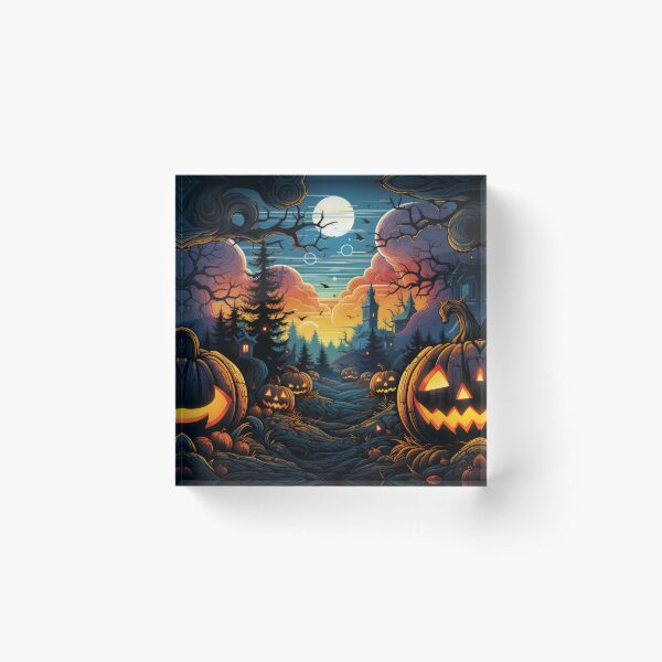 Item preview, Halloween Pumpkin Patch -  Happy Pumpkin Patch designed and sold by DigitlEmporium.
