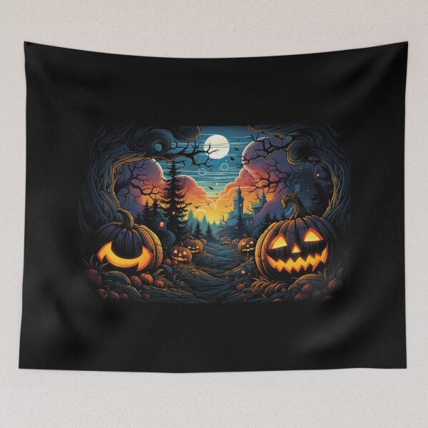 Item preview, Halloween Pumpkin Patch -  Happy Pumpkin Patch designed and sold by DigitlEmporium.