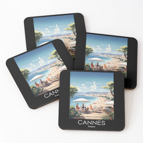 Item preview, A Vintage Travel Illustration of Cannes - France designed and sold by GoodOldVintage.