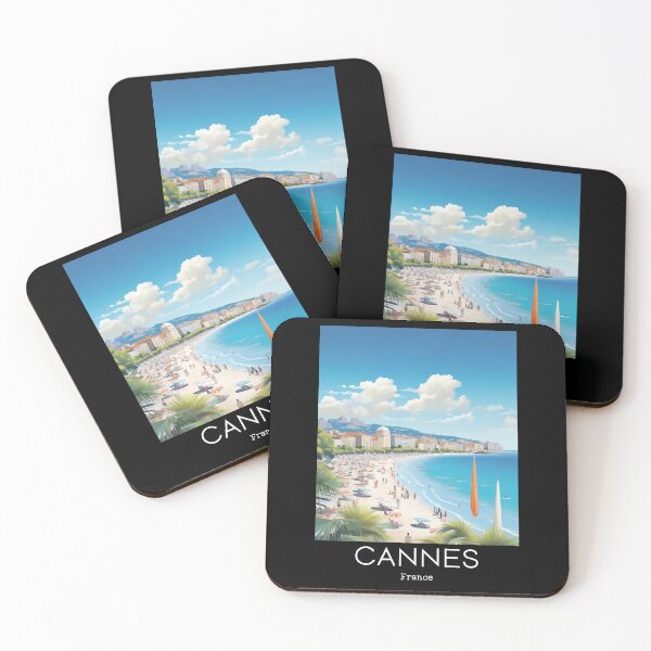 Item preview, A Vintage Travel Illustration of Cannes - France designed and sold by GoodOldVintage.