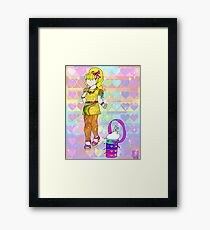 Star Party- yellow version Framed Print