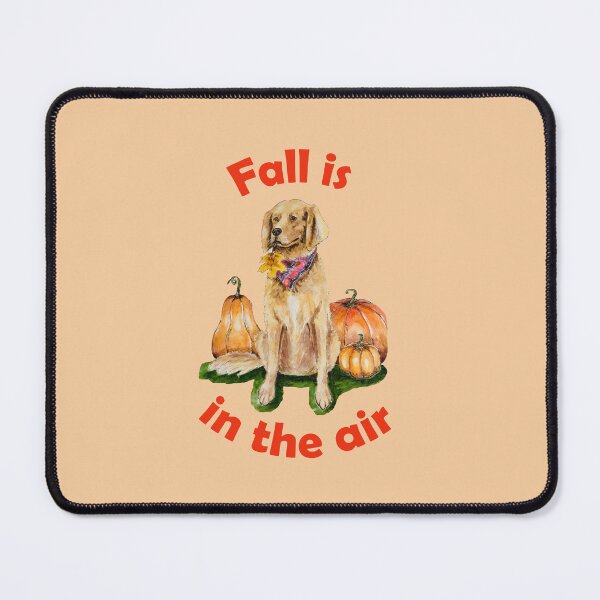 Item preview, Fall season with dog and pumpkins designed and sold by LiliyaHarpe.