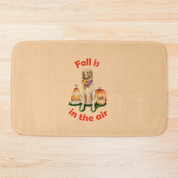 Item preview, Fall season with dog and pumpkins designed and sold by LiliyaHarpe.