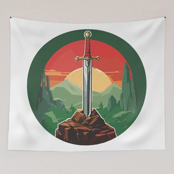 Item preview, Sword in the Stone designed and sold by reggaeartgifts.