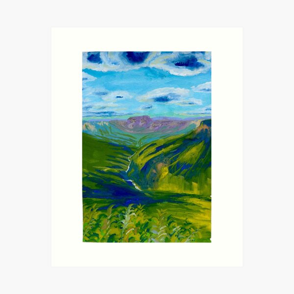 Item preview, Blue Mountain Lookouts designed and sold by HelenWarnerART.