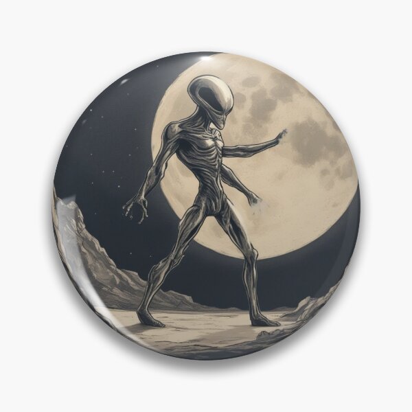Item preview,  Alien hidden on the moon designed and sold by RyoSaeba90.