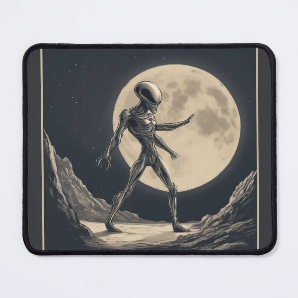 Item preview, Alien hidden on the moon designed and sold by RyoSaeba90.