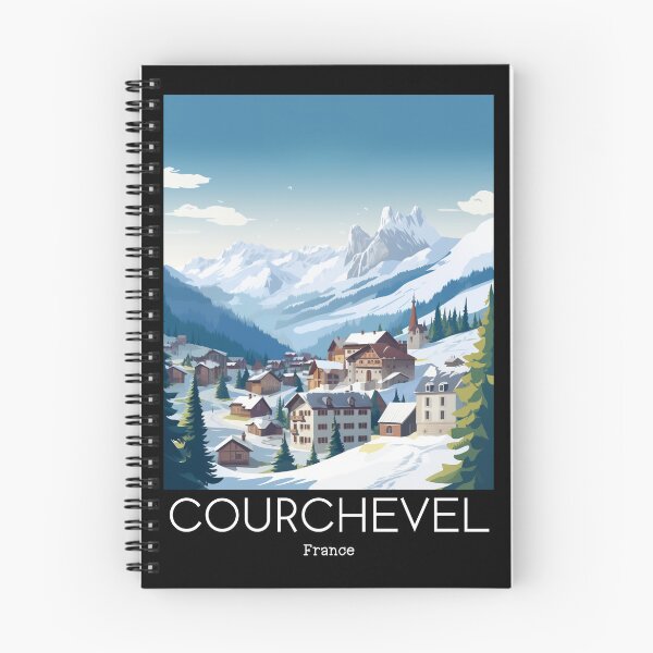 Item preview, A Vintage Travel Illustration of Courchevel - France designed and sold by GoodOldVintage.
