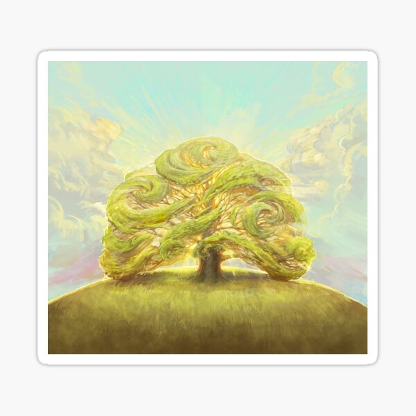 The Oak on the Hill Sticker