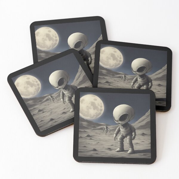 Item preview, Tiny Extraterrestrial on the Moon designed and sold by RyoSaeba90.