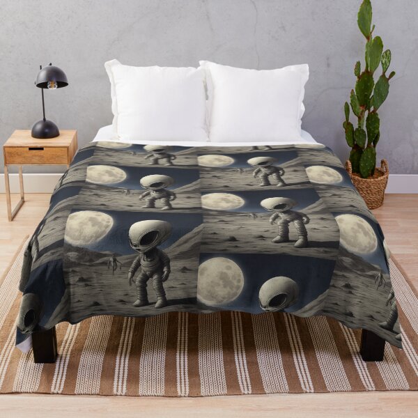Item preview, Tiny Extraterrestrial on the Moon designed and sold by RyoSaeba90.