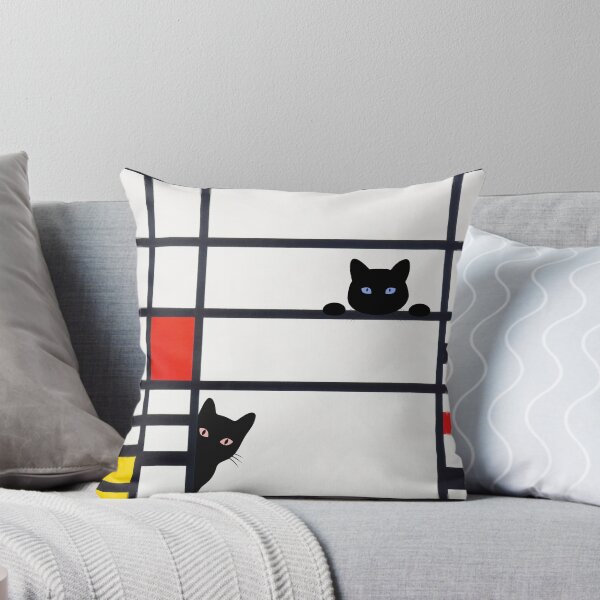 Item preview, Mondrian Cats Trafalgar Square Cute Colorful Abstract Art with Cats designed and sold by Brasilia.